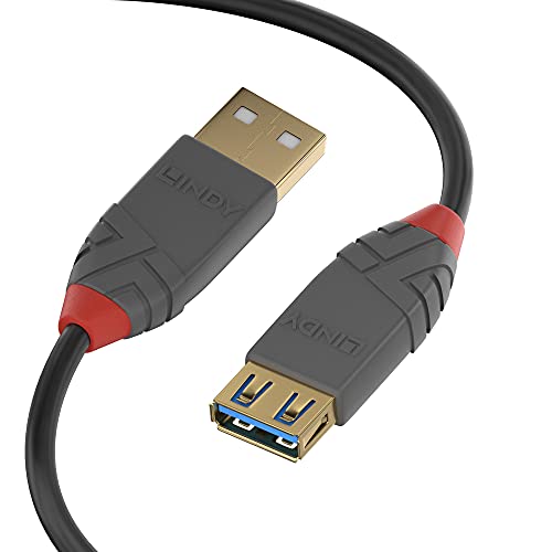 Lindy Prolunga USB 3.0 Tipo A Anthra Line, 3m