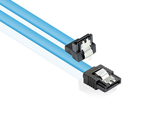 Good Connections "Premium SATA SSD HDD Cavo con bloccaggio Protezione Blu Blau 1,0 m