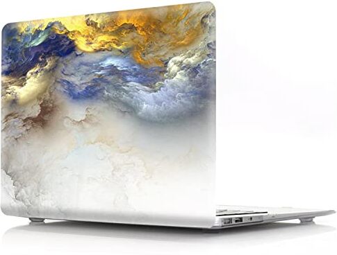 JZ [Creative Marble]Cover caso per MacBook Air M1 / Newest Air 13 (2018-2020, Models: A2337 / A2179 / A1932) Hard Skin with Keyboard Cover [G]