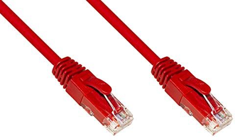 LINK LK6AU200R Cavo Rete CATEGORIA 6A Non SCHERMATO UTP AWG24 Colore Rosso HALOGENFREE MT 20