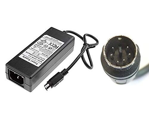 TechnoMedia Alimentatore trasformatore 12V 5V 2A Power Adapter Mini DIN 6 Pin ps2 Power Plug kycon per Box mediacenter