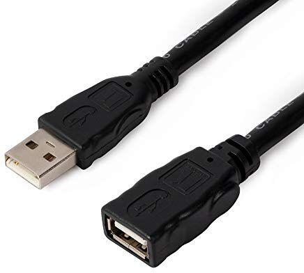 Kramer Electronics CA-UAM/UAF-15 cavo USB 4,6 m USB A Maschio Femmina Nero