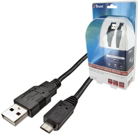 Trust USB 2.0 Connect Cable for Mini-USB 1.8m