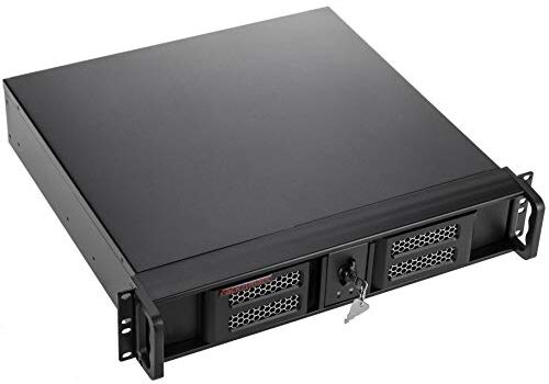 RackMatic.com RackMatic Scatola Rack 19" IPC Micro-ATX Mini-ITX 2U 4x3.5 1x5.25 profondità 424 mm