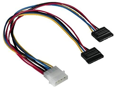 Hama Power Supply Cable 5.25" 2x Serial ATA cavo di alimentazione