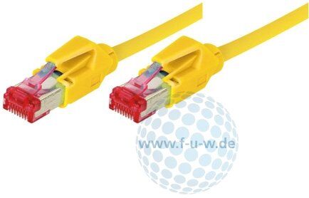 Tecline Cavo Ethernet categoria 6A, 2 m, Colore: Giallo