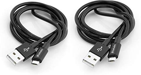 Verbatim 48874 Cavo USB 1 m Micro-USB A USB A Nero