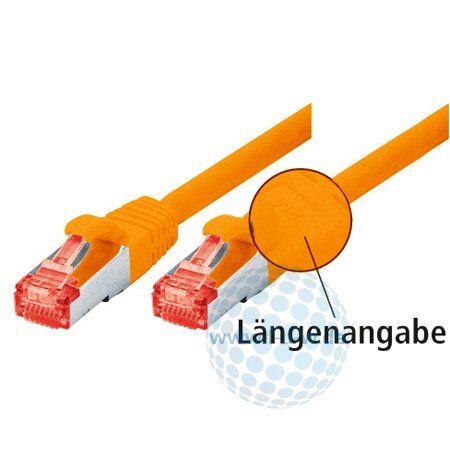 Tecline 71525A Cavo Ethernet categoria 6 con Antipiega Stretto (25 m), Colore: Arancione
