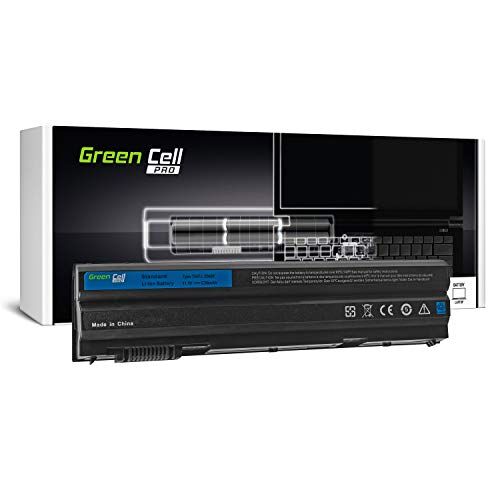 Green Cell ® PRO Serie 8858X M5Y0X T54FJ Batteria per Portatile dell Latitude E5420 E5430 E5520 E5530 E6420 E6430 E6440 E6520 E6530 E6540 (Le Pile Originali Samsung SDI, 6 Pile, 5200mAh, Nero)