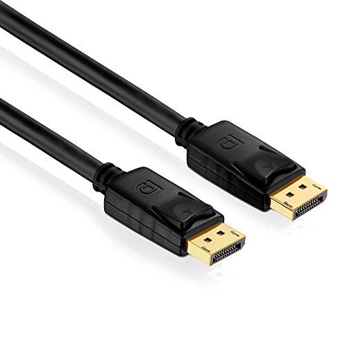 PureLink Cavo di collegamento DisplayPort  PI5000-020 (4K UltraHD (2160p), Ethernet), connettore DisplayPort (20 pin) a connettore DisplayPort (20 pin), certificato, 2,00 m, nero