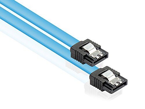 Good Connections "Premium SATA SSD HDD Cavo con bloccaggio Protezione Blu Blau 0,7 m