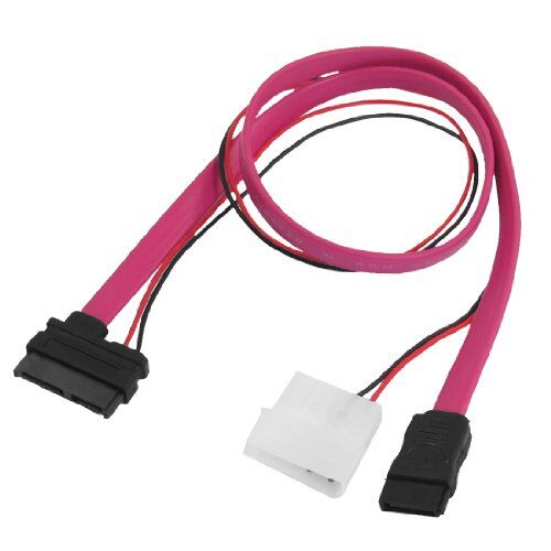 Ruilogod Micro SATA Serial ATA 7 + 7P a 7 pin IDE SATA a due pin cavo di alimentazione