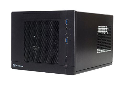 Silverstone SST-SG05BB-Lite Sugo Mini-ITX Compact Computer Cube Case, nero