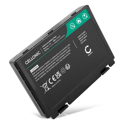 subtel CELLONIC® Batteria A32-F52 / A32-F82 compatibile con ASUS F52 / F82 / K40 / K50 / K51 / K60 / K61 / K70 / P50 / P81 / Pro5C Affidabile batteria di ricambio da 4400mAh