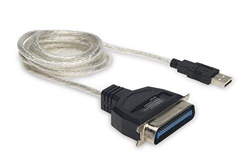 Digitus Cavo per stampante da USB a seriale  Cavo di collegamento USB 1.1 Da tipo A a Centronics CENT-36 Porta parallela Cavo di collegamento da 1,8 m