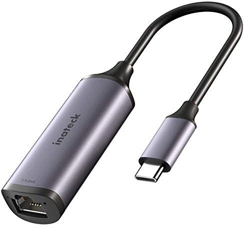 Inateck Adattatore Ethernet 2.5G, USB Tipo C a RJ45, Adattatore Ethernet LAN Network, ET1001