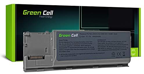 Green Cell ® Standard Serie PC764 / JD634 Batteria per Portatile dell Latitude D620 D630 D631   dell Precision M2300 (6 Pile 4400mAh 11.1V Argento)