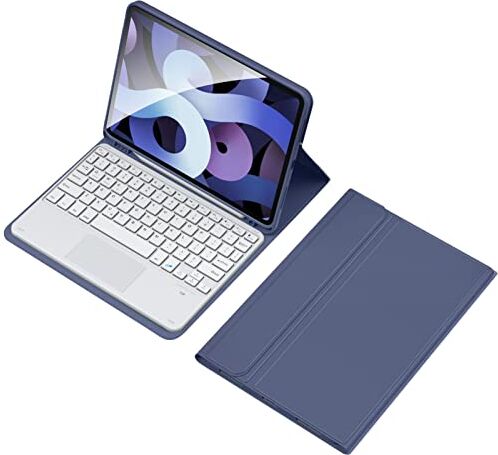 docooler Tastiera wireless BT Tastiera USB con custodia protettiva in pelle PU per tablet Compatibile con iPad Air2 9.7in/ iPad 9.7in(2017)/ iPad 9.7in(2018)/ iPad Pro 9.7in