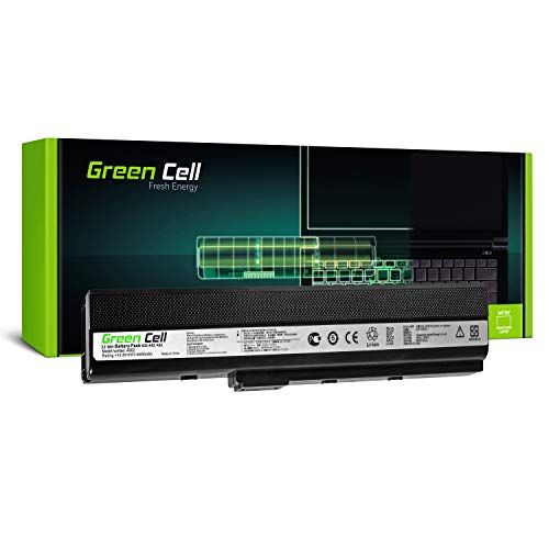 Green Cell Batteria Asus A32-K52 per Asus K52 K52F K52J K52JB K52JC K52JE K52JK K52D K52DE K52DY K52N X52 X52F X52J X52JB X52JC X52JE K52JR K52JT X52N A42 A52 A52F A52J A52N A62 K42 K62 P62 P82