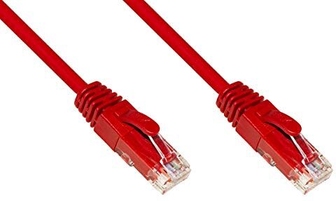 LINK LK6AU300R Cavo Rete CATEGORIA 6A Non SCHERMATO UTP AWG24 Colore Rosso HALOGENFREE MT 30