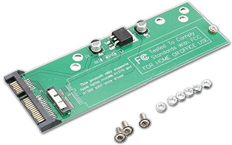 OSST Apple 2010 2011 MacBook Air A1369 A1370 A1377 A1370 A1375 mSATA SSD HDD a SATA all' adattatore di conversione