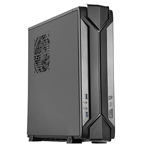 Silverstone SST-RVZ03W-ARGB Raven Mini-ITX Gaming Computer Case, ARGB, bianco