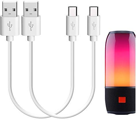 GEEKRIA Cavo di ricarica per altoparlanti, compatibile con JBLs GO, GO 2, Flip 4, Charge 2+, Charge 3, Pulse 3, Boombox, Micro, Micro II, USB-A a Micro-USB, cavo di ricarica per altoparlanti JBLs