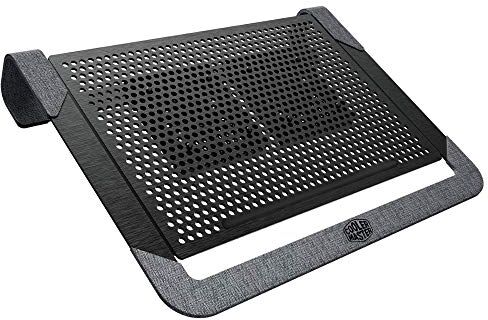 Cooler Master Notepal U2 Plus V2 Laptop Air Dual 80mm Moveable Fans, Lightweight Aluminium Cooling Pad, Polyester Fiber Dacron e materiale in alluminio, supporta fino a 17" Laptop