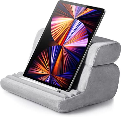 UGREEN Supporto per Cuscino per Tablet, Supporto Tablet per Divano Letto Rimovibile Multi-Angolo Compatibile con iPad Air, iPad Pro 11 12.9, Galaxy Tab A S7 A7, E-Reader, Libri ecc