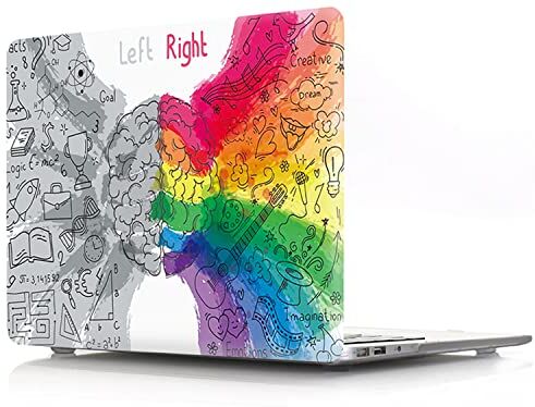 JZ Cervello duro Caso Cover Skin con protezione per tastiera per MacBook Air 13 (2010-2017, Models: A1369 / A1466) C