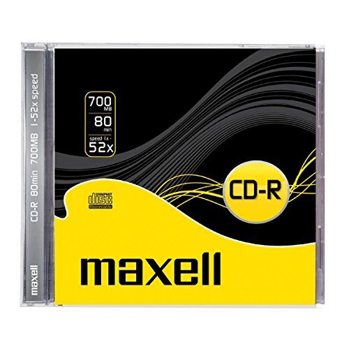 Maxell Cdr 80 Min 700Mb 52X J.Case Conf.10