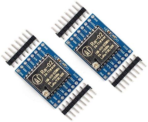 TECNOIOT 2pcs SX1278 LoRa 433MHz Ra-02 Wireless Spread Spectrum Transmission Socket Ra02