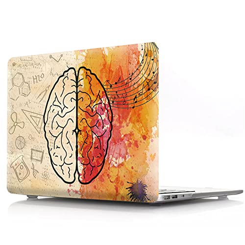 JZ Cervello duro Caso Cover Skin con protezione per tastiera per MacBook Pro (16-inch,M1 Pro / M1 Max 2020-2021, Models: A2485) O