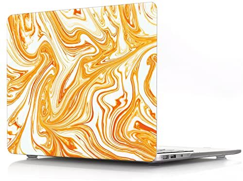 JZ [Creative Marble]Cover caso per MacBook Pro (14-inch, 2021, Models: A2442) Hard Skin with Keyboard Cover [B]