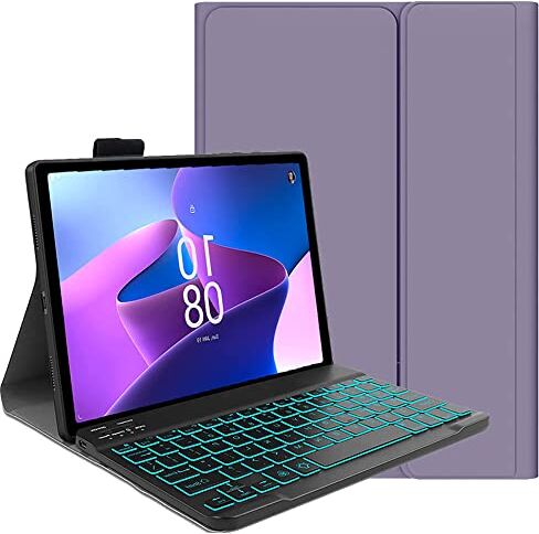 FKQLH [Italiana Layout Tastiera Retroilluminata Rimovibile Magnetic Wireless Bluetooth Cover con Supporto per OnePlus Pad 11,6 Pollice, Viola