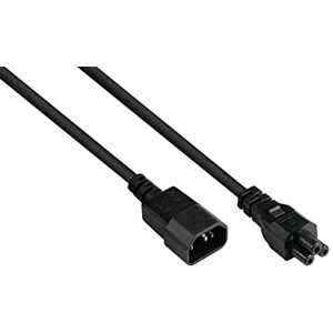 Good Connections P1405-S020 Prolunga per elettrodomestici a freddo, 2 m, C14 (dritto) a C5 (dritto), 0,75 mm², colore: Nero Good Connections P1405-S020 Prolunga per elettrodomestici a freddo, 2 m, C14 (dritto) a C5 (dritto), 0,75 mm², colore: Nero