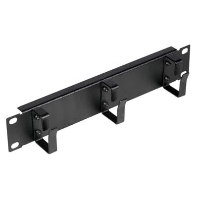 Equip Passacavo da 10" con Inserto ad Anello, 1U Nero Equip Passacavo da 10" con Inserto ad Anello, 1U Nero