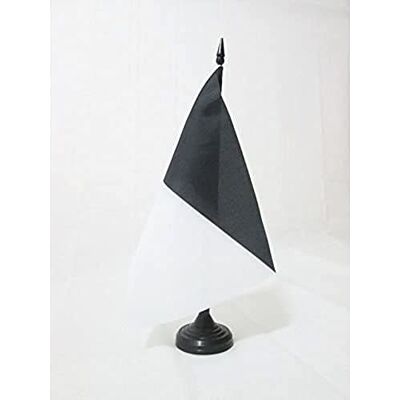 AZ FLAG Bandiera da Tavolo Spiaggia nero e bianco triangolo 21x14 cm Uso interno bandiera da tavolo giallo di spiaggia finitura cucita e bordi rinforzati con asta in plastica e base in plastica AZ FLAG Bandiera da Tavolo Spiaggia nero e bianco triangolo 21x14 cm Uso interno bandiera da tavolo giallo di spiaggia finitura cucita e bordi rinforzati con asta in plastica e base in plastica