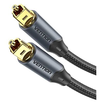 VENTION Cavo Audio Digitale Toslink S/PDIF Cavo Audio Ottico Per TV, Viedo e Home Cinema PS4 Xbox Soundbar ecc.(Nero 1m) VENTION Cavo Audio Digitale Toslink S/PDIF Cavo Audio Ottico Per TV, Viedo e Home Cinema PS4 Xbox Soundbar ecc.(Nero 1m)