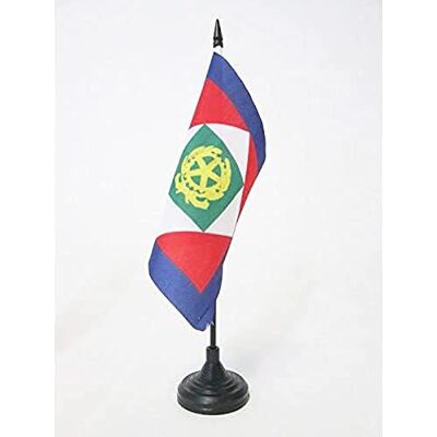 AZ FLAG Bandiera da Tavolo Presidente della Repubblica italiana 15x15 cm Uso interno bandiera da tavolo finitura cucita e bordi rinforzati con asta in plastica e base in plastica poliestere 100D AZ FLAG Bandiera da Tavolo Presidente della Repubblica italiana 15x15 cm Uso interno bandiera da tavolo finitura cucita e bordi rinforzati con asta in plastica e base in plastica poliestere 100D