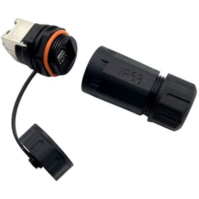 Techly Professional 622762 Frutto Toolless da Pannello RJ45 Cat.6 STP Impermeabile IP68 Nero Techly Professional 622762 Frutto Toolless da Pannello RJ45 Cat.6 STP Impermeabile IP68 Nero