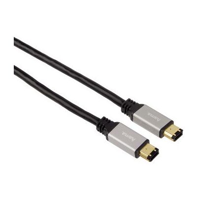 Hama FireWire Cable, 6-pin IEEE 1394a Plug 6-pin Plug, 2 m Hama FireWire Cable, 6-pin IEEE 1394a Plug 6-pin Plug, 2 m