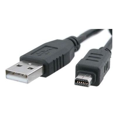 12 pin fotocamera digitale cavo dati USB per fotocamere Olympus e FE140/U830/U840/U850/D425/D435, lunghezza: 1,5 m da DragonTrading® 12 pin fotocamera digitale cavo dati USB per fotocamere Olympus e FE140/U830/U840/U850/D425/D435, lunghezza: 1,5 m da DragonTrading®