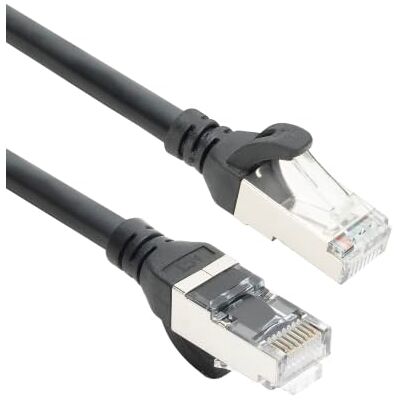 ACT Noir 1,5 metri TPE S/FTP CONNESSIONE CAT6A ultra-flessibile con connettori RJ45 ACT Noir 1,5 metri TPE S/FTP CONNESSIONE CAT6A ultra-flessibile con connettori RJ45