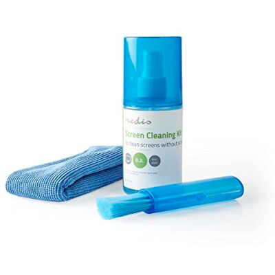 NEDIS Pulisci schermo Spray 200 ml Bloc notes/Smartphone/Tablet/TV Screen Tergicristallo incluso NEDIS Pulisci schermo Spray 200 ml Bloc notes/Smartphone/Tablet/TV Screen Tergicristallo incluso