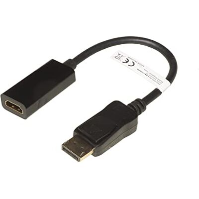 LINK LKADAT21003 Confezione 3 Adattatori DisplayPort 1.2 Maschio → HDMI® 1.4 Femmina 20cm – Contatti Dorati, 4K@30Hz – Compatibile PC, Notebook, Monitor LINK LKADAT21003 Confezione 3 Adattatori DisplayPort 1.2 Maschio → HDMI® 1.4 Femmina 20cm – Contatti Dorati, 4K@30Hz – Compatibile PC, Notebook, Monitor