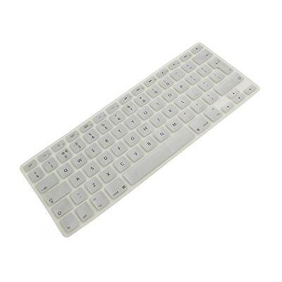 SYSTEM-S Protezione in Silicone per Tastiera QWERTY Inglese, per MacBook PRO 13" 15" 17" / iMac/MacBook Air 13", Colore Argento SYSTEM-S Protezione in Silicone per Tastiera QWERTY Inglese, per MacBook PRO 13" 15" 17" / iMac/MacBook Air 13", Colore Argento