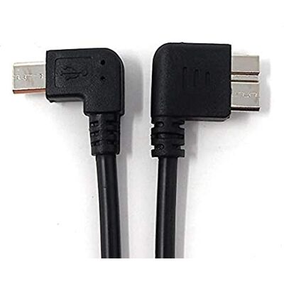 SYSTEM-S Cavo USB 3.0 20 cm Micro B Maschio a 2.0 Micro B Maschio ad Angolo SYSTEM-S Cavo USB 3.0 20 cm Micro B Maschio a 2.0 Micro B Maschio ad Angolo