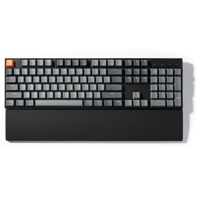 Keychron Poggiapolsi in silicone nero, poggiapolsi ergonomico per la tastiera meccanica K10 / C2 / C2 Pro Keychron Poggiapolsi in silicone nero, poggiapolsi ergonomico per la tastiera meccanica K10 / C2 / C2 Pro