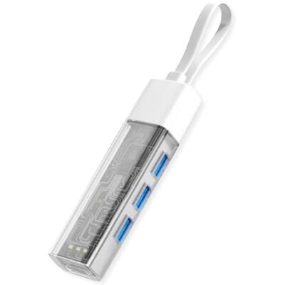 Roline USB 3.2 Gen 1 Hub, 4 ingressi, cavo di collegamento tipo A+C Roline USB 3.2 Gen 1 Hub, 4 ingressi, cavo di collegamento tipo A+C